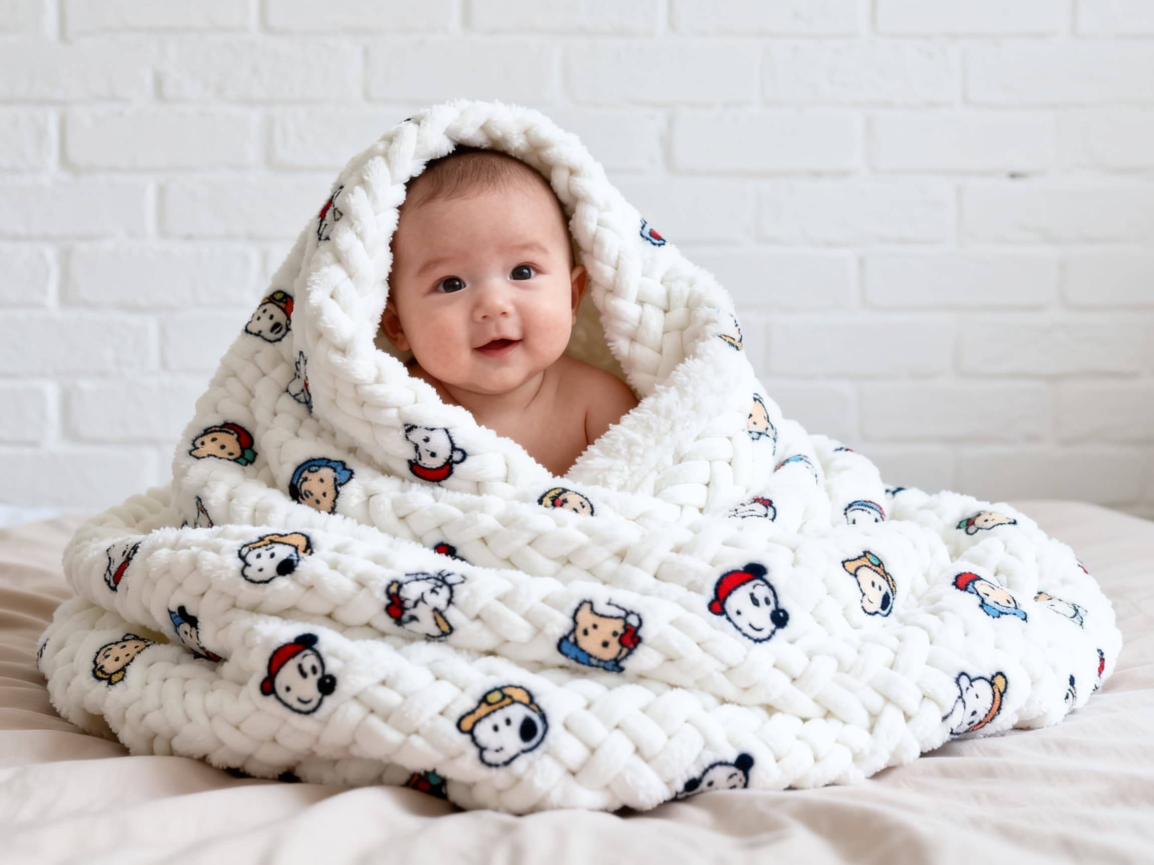 Baby Products - Enhance Comfort with Baby Enchanto Knit Blanket