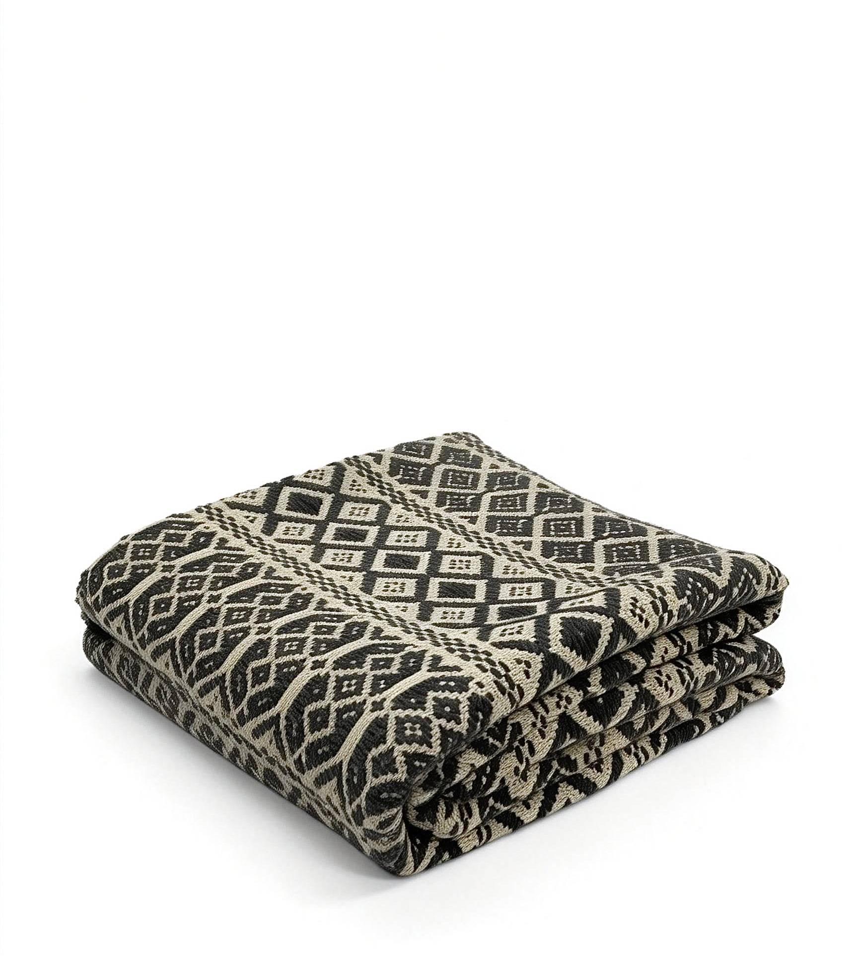 Knitted Blanket Soft Breathable Throw for Sofa and Bed