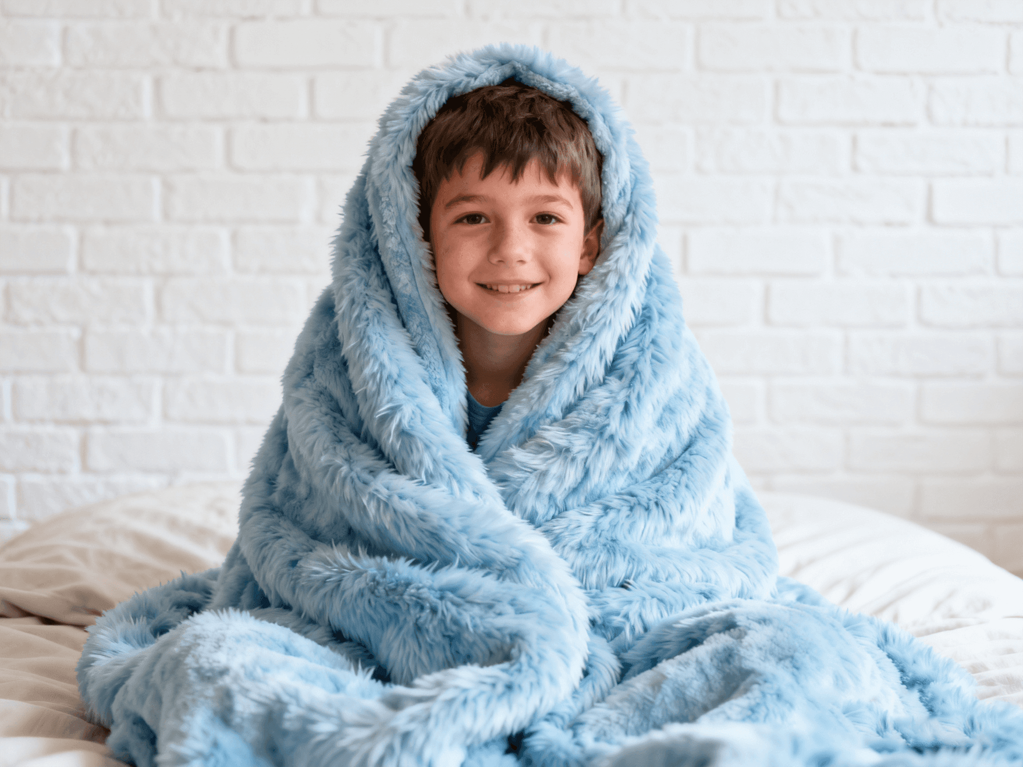 Experience Cozy Luxury with Our Sky Blue Blanket